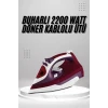 ieg™ Seramik Tabanlı Kırmızı 2200 Watt Şok Buharlı Ütü