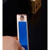 ieg™ Şık Görünümlü Usb Şarjlı Rezistanslı İnce Slim Metal Çakmak (mavi)