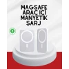 ieg™ Şık Tasarımlı MagSafe Araç Telefon Tutucu Type-C Girişli
