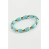 ieg™ Silindir Turkuaz Doğaltaş Bileklik