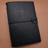 ieg™ Siyah Deri Pusula Defter
