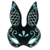ieg™ Siyah Mavi Beyaz Simli Tavşan Maskesi
