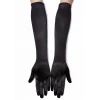 ieg™ Siyah Renk Likralı Dirseğe Kadar Uzun Kumaş Eldiven 40 cm
