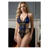 ieg™ Siyah Saks Mavi Fantezi Bodysuit - 838