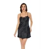 ieg™ Siyah Saten Gecelik - M-268