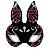 ieg™ Siyah Süet Tavşan Maskesi Simli