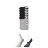 ieg™ Siyah ve Gri Kadın Görünmez Çorap 9 çift