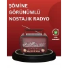 ieg™ Solar Panelli Alev Işıklı Bluetooth Hoparlör – Çoklu Giriş Uzun Pil Ömrü