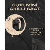 ieg™ SQ-16 Mini Series 10 Akıllı Saat | Şık Ve Hafif Tasarım 3 Kordon Seçeneği