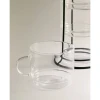 ieg™ Standlı Borosilikat 4lü Fincan Seti