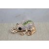 ieg™ Swarovski Taşlı Minik Figür - Kurbağa