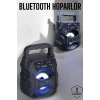 ieg™ Taşınabilir Bluetooth Hoparlör Led Işıklı Uzun Pil Ömrü