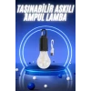ieg™ Taşınabilir Şarjlı Led Ampul Askılı Lamba Kamp Bahçe Lambası