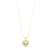 ieg™ Taşlı Kalp Kolye - Altın