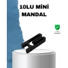 ieg™ Tekrar Kullanılabilir Poşet Mandalı Siyah 10 Adet