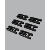 ieg™ Tekrar Kullanılabilir Poşet Mandalı Siyah 6’lı Set