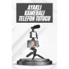 ieg™ Telefon Tutucu Mikrofonlu Işıklı Youtuber Video Kayıt