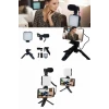 ieg™ Telefon Tutucu Mikrofonlu Işıklı Youtuber Video Kayıt