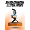 ieg™ Telefon Tutucu Mini Mikrofonlu Tripod Vlog Çekim Video