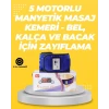 ieg™ Titreşimli Masaj Kemeri 20 Mıknatıs 5 Motorlu