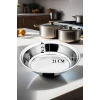 ieg™ Turk 21 Cm 4 Lü Tabak Seti Paslanmaz Çelik B.caprio Design