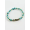 ieg™ Turkuaz Doğaltaş Bileklik 6 mm