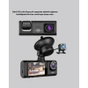 ieg™ Üç Kameralı Araç DVR Full HD Gece Görüşlü ve 2 inç IPS Ekranlı