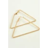 ieg™ Üçgen Halka Küpe 3,5 cm