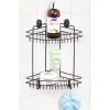 ieg™ Üçgen Köşelik Pasifik İki Katlı 22 Cm Dübelli Siyah -DS-734