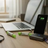 ieg™ Usb ile Şarj Olabilen 2 li 1450 mah Lityum Kalın Şarjlı Kalem Pil