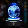 ieg™ USBli Dünya Tasarımlı Dönen Cam Küre