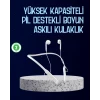 ieg™ USB Şarjlı Uzun Ömürlü Boyun Askılı Bluetooth Kulaklık
