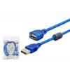ieg™  Usb Uzatma Kablosu 3 M - Şeffaf Mavi̇ HDX7535