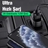 ieg™ Uslion 30w 2 Usb + Type-c Girişli Qc3.0 Hızlı Araç Çakmaklık Şarjı