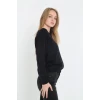 ieg™   Uzun Kol V Yaka Triko Kazak - Siyah