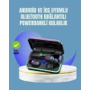 ieg™ Uzun Pil Ömürlü E10 Powerbank Bluetooth Kulaklık LED Gösterge