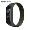 ieg™ Xiaomi Mi Band 5-4-3  Nylon Kayış Kordon