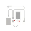 ieg™ Y Cable İphone 14-13-12 11 Lightning Kulaklık +şarj Usb Adaptörü