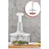 ieg™ Yakut Üstten Basmalı El Rondo Blender Çelik Bıcaklı Beyaz