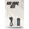 ieg™ Yeni Nesil Bluetooth Aux Araç Kiti Siyah TV Tablet Telefon Araç Araba