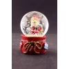 ieg ™ Yeni Yıl Hediye Torbalı Noel Baba Temalı Mini Boy Kar Küresi 6,5 cm