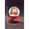 ieg ™ Yeni Yıl Noel Baba Hediyeleri Temalı Mini Boy Kar Küresi 6,5 cm