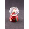 ieg ™ Yeni Yıl Noel Baba Temalı Mini Boy Işıklı Kar Küresi 6,5 cm A