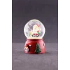 ieg ™ Yeni Yıl Noel Baba Temalı Mini Boy Işıklı Kar Küresi 6,5 cm A