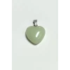ieg™ Yeşim Kalpli Doğaltaş Kolye Ucu Küçük 1,5 cm