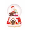 ieg ™ Yılbaşı 2025 Noel Baba Hediyeleri 13 cm Orta Boy Işıklı Müzikli Kar Küresi 59B