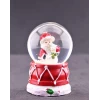 ieg ™ Yılbaşı Temalı Noel Baba  Kar Küresi – Yılbaşı Hediyesi LED Işıklı Hediyelik 6,5 cm