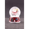 ieg ™ Yılbaşı Yeni Yıl Noel Baba Temalı Orta Boy Işıklı Kar Küresi 9 cm A