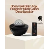ieg™ Yıldız & Okyanus Dalga Projektörü – Bluetooth / USB Hoparlörlü