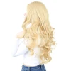 ieg™ Yoğun Dalgalı Fiber Sentetik Uzun Perçemsiz Peruk - Sarı